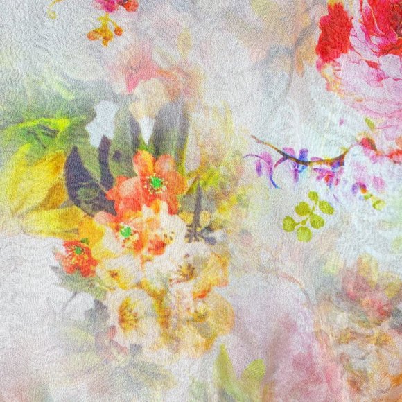 Graham & Spencer Silk Blouse in Blush Floral - Picture 5 of 7